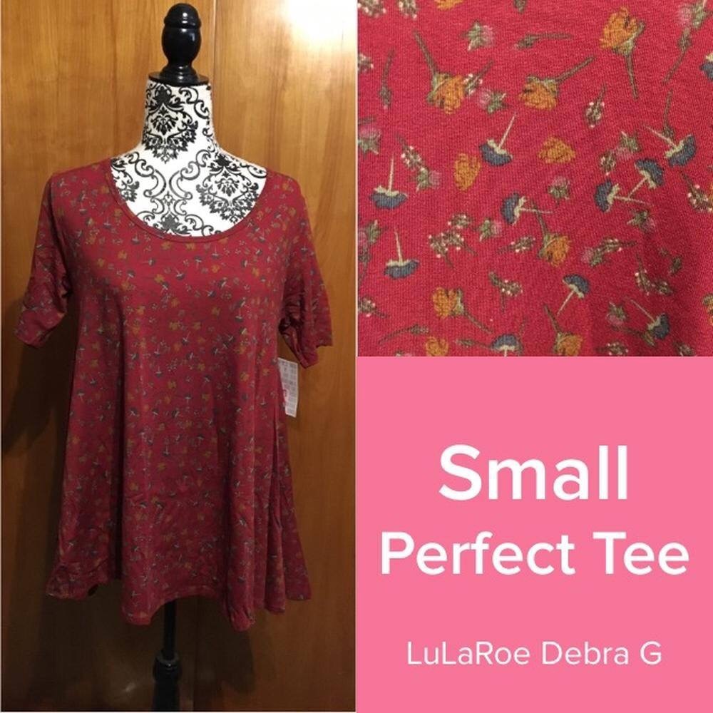 LuLaRoe Small Floral Perfect T